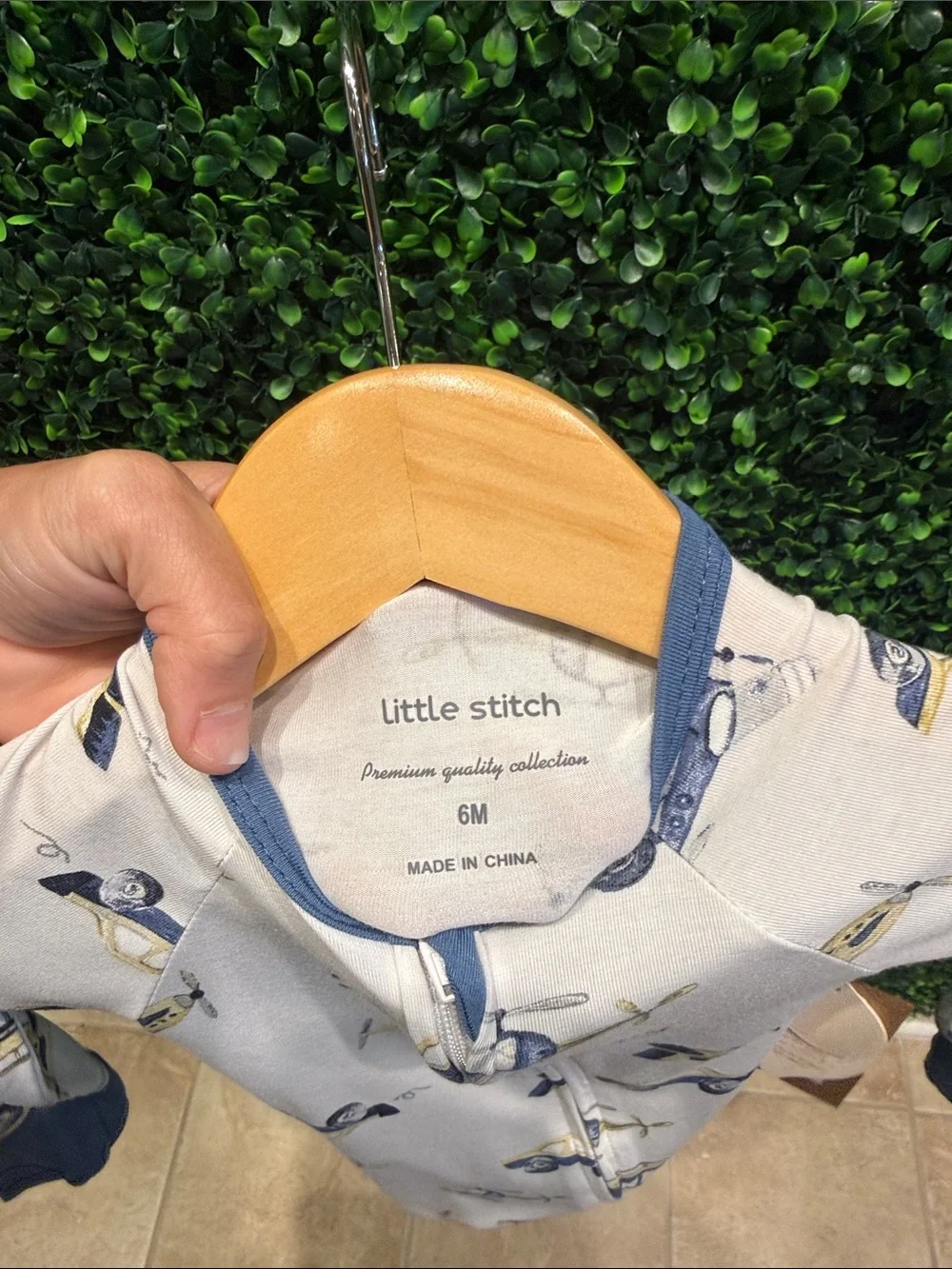 Bamboo Zipper Romper Helicopters, Planes , Cars Print NEW So Soft • 6 Months